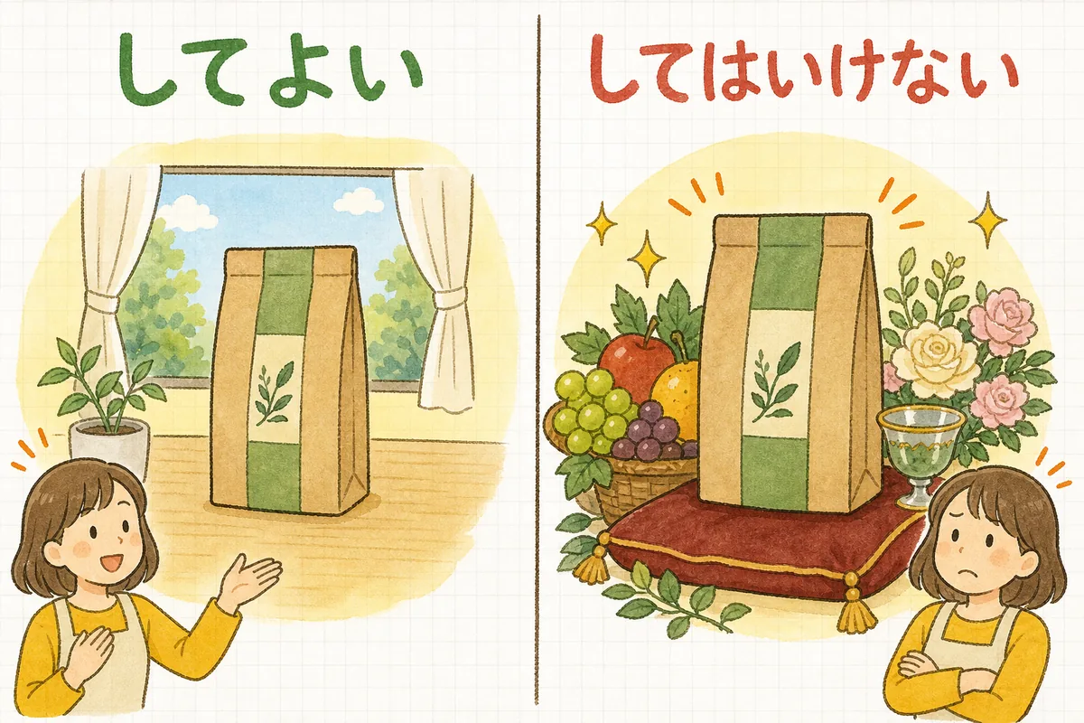 AIでの画像加工を「やってよい」と「やってはいけない」に分けた対比図