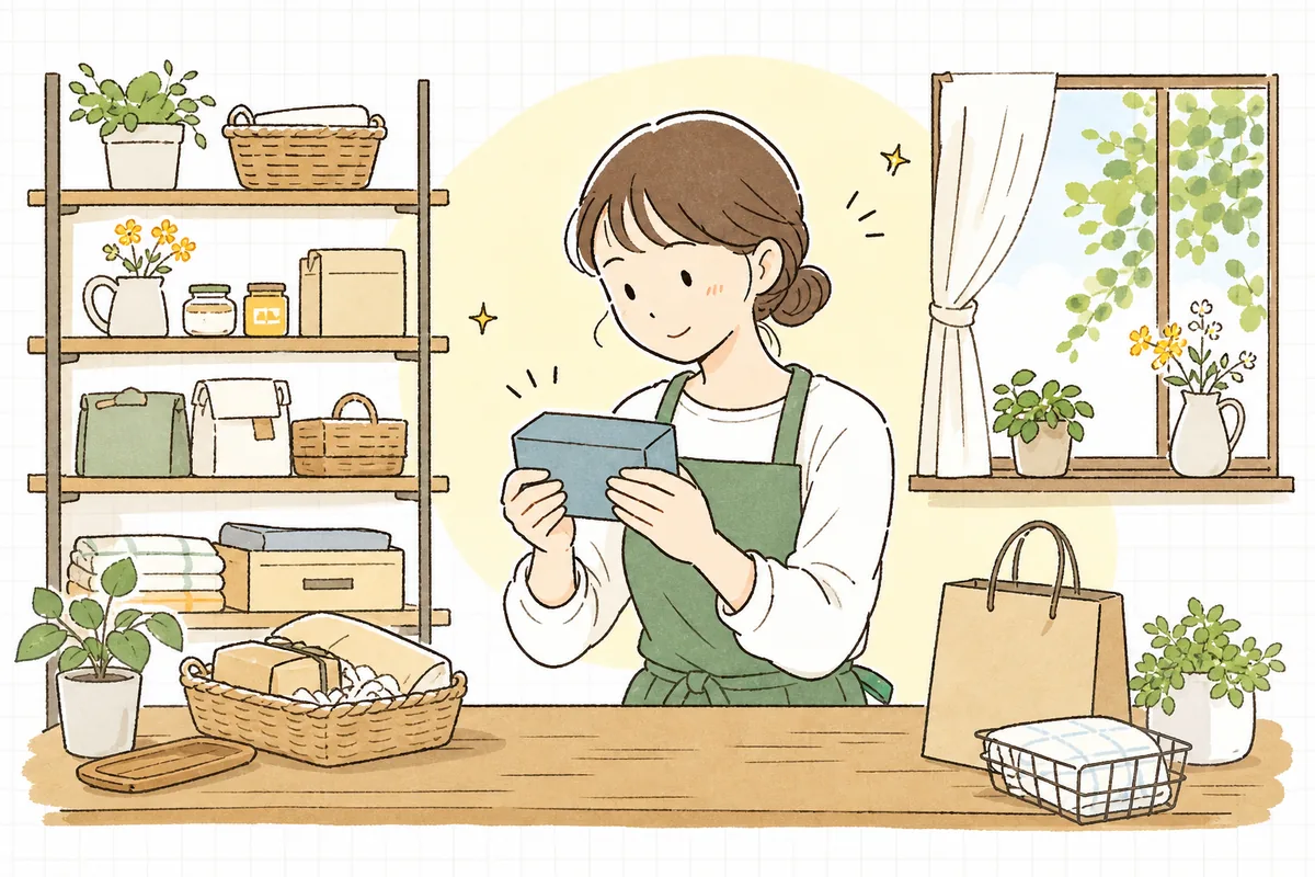 ネットショップの担当者が、お客さんのカード情報を大切に守ろうと、決済まわりの備えを一つずつ確かめている落ち着いた情景