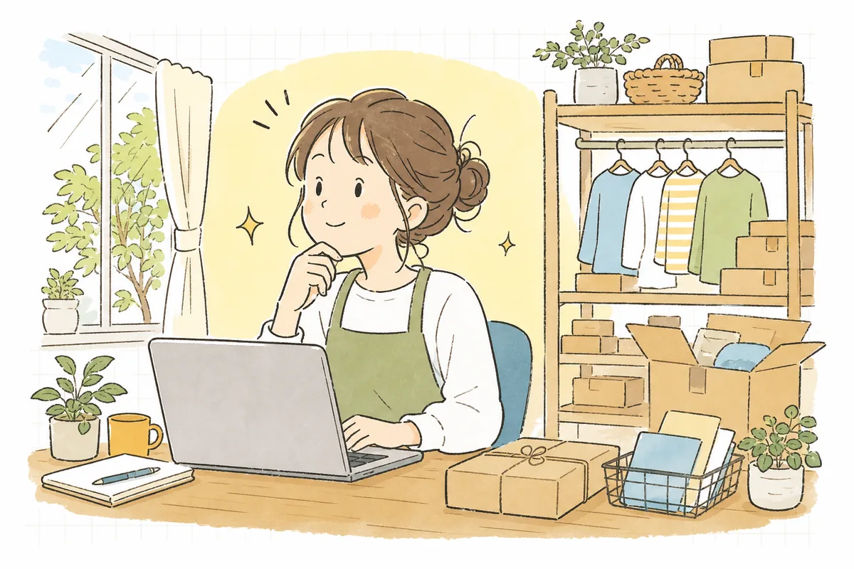一度きりで終わってしまった初回客のことを思いながら、注文履歴を見つめて2回目につなげる方法を考えるEC担当者