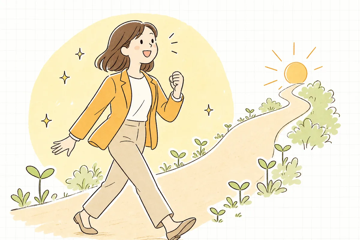 入札の強弱を整え、広告費が注文につながる手応えを感じて明るい表情で前を向くEC担当者